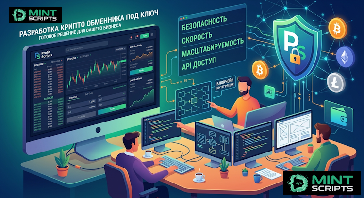 Разработка крипто обменника под ключ — услуга mint scripts