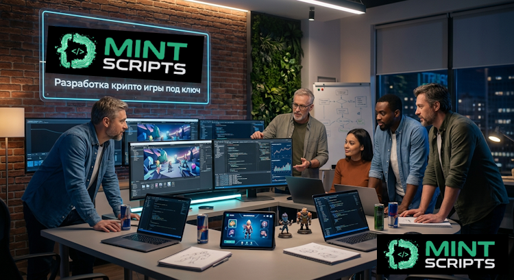 Разработка крипто игры под ключ — услуга mint scripts