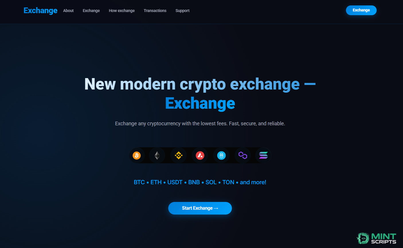 Lite Exchange Engine: Универсальный скрипт обменника с ручным управлением