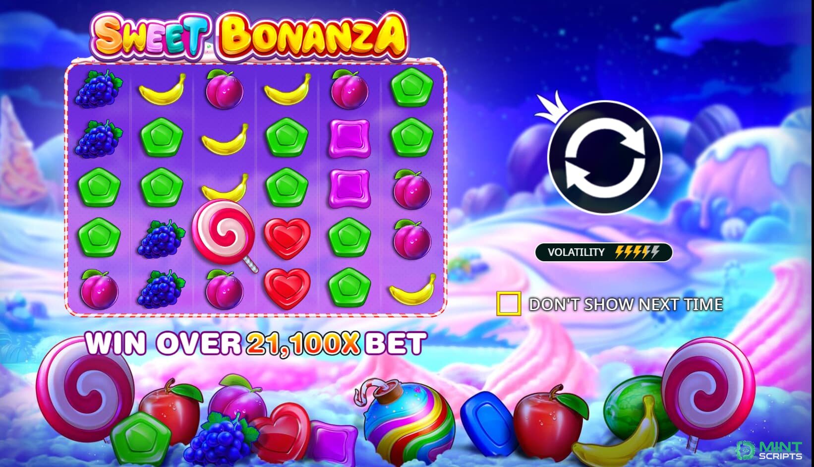 Sweet Bonanza slot integration
